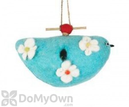 DZI Handmade Designs Bluebird Felt Bird House (DZI484021)