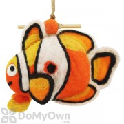 DZI Handmade Designs Clown Fish Felt Bird House (DZI484038)