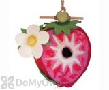 DZI Handmade Designs Strawberry Felt Bird House (DZI484043)