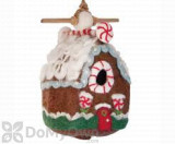 DZI Handmade Designs Gingerbread Chalet Felt Bird House (DZI484047)