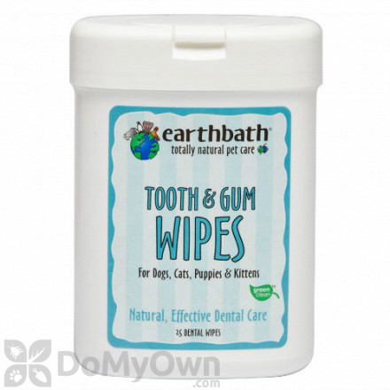 Earthbath Tooth and Gum Wipes