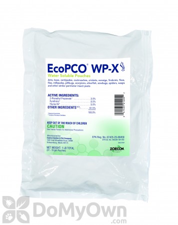 Eco PCO WP-X - CASE (12 sleeves x 31 (0.5 oz) pouches)