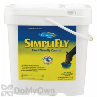 image of Farnam SimpliFly with LarvaStop Feed - Thru Fly Control 10 lb.