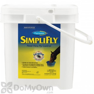 image of Farnam SimpliFly with LarvaStop Feed - Thru Fly Control 20 lb.