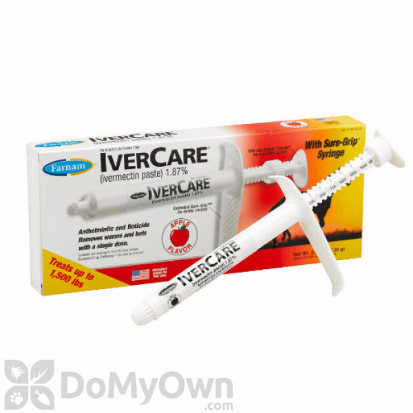 Farnam IverCare Ivermectin Paste 1.87% for Horses