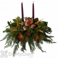 Fernhill Thanksgiving Centerpiece With 2 Candles 