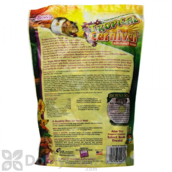 Tropical carnival hamster outlet food