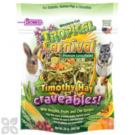 FM Browns Tropical Carnival Natural Timothy Hay Craveables