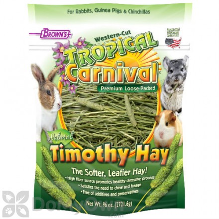 FM Browns Tropical Carnival Natural Timothy Hay 96 oz.