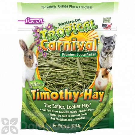 FM Browns Tropical Carnival Natural Timothy Hay 96 oz.