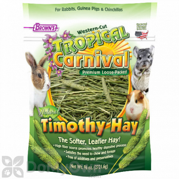 FM Browns Tropical Carnival Natural Timothy Hay 96 oz.
