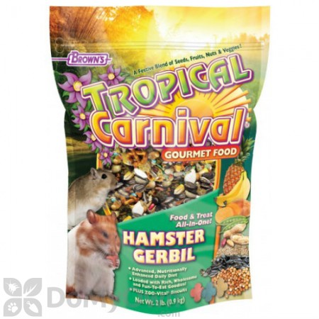 FM Browns Tropical Carnival Gourmet Hamster and Gerbil Food