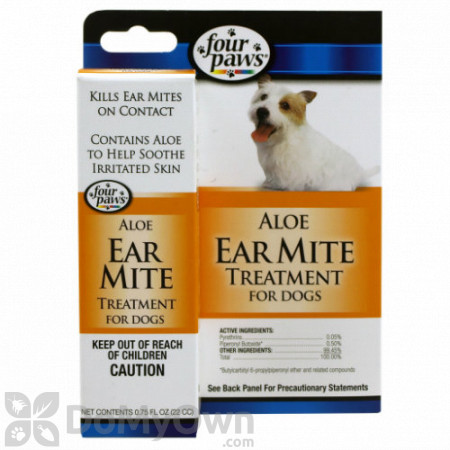 Four Paws Aloe Ear Mite Treatment for Dogs