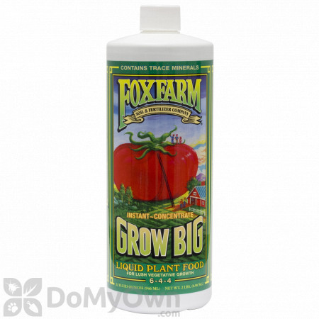 FoxFarm Grow Big Liquid Plant Food 6-4-4 Quart