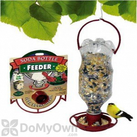 Gadjit Soda Bottle Bird Seed Feeder Terra Cotta (WP13153)