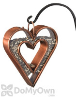 Good Directions Heart Bronze Fly Thru Venetian Bird Feeder 4.5 lb. (113VB)