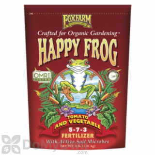 image of FoxFarm Happy Frog Tomato and Vegetable Fertilizer 5 - 7 - 3