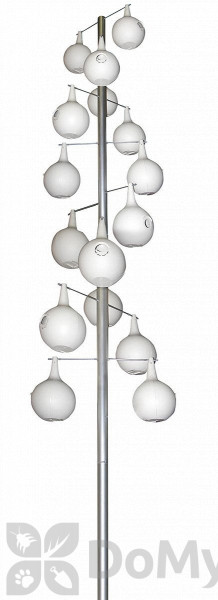 Heath Heavy Duty Aluminum Pole Kit 16 Piece Double Spiral 19 in.