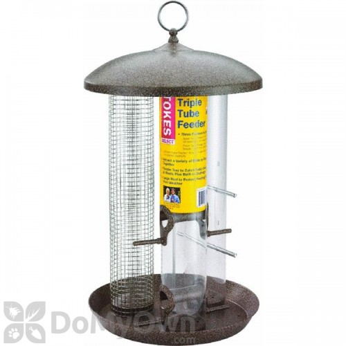 Hiatt Manufacturing Triple Tube Bird Feeder 1.4 Lb. (38180)