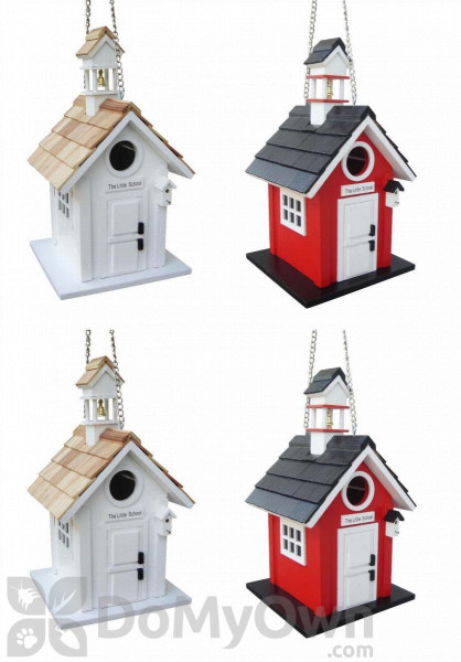Home Bazaar Little School Bird House (4 piece) (HBHBC1001)