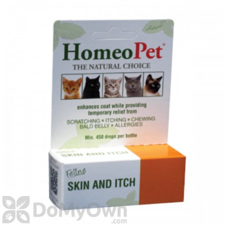 HomeoPet Feline Skin and Itch Relief Supplement