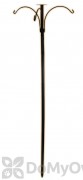 Hookery Three Armed Bird Feeder Pole with Plate 96 in. (BFTP)