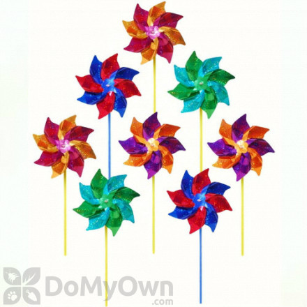 In The Breeze Classic Mylar Pinwheels - 8 Pack (ITB2805)