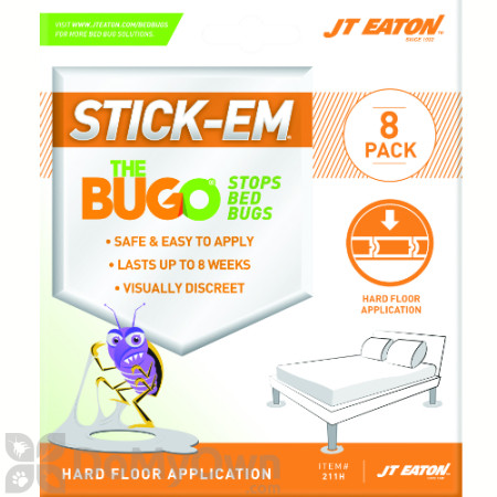 JT Eaton Stick-Em The Bugo Bed Bug Detector Trap For Hard Floors