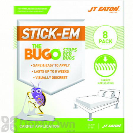 JT Eaton Stick-Em The Bugo Bed Bug Detector Trap for Carpeted Floors