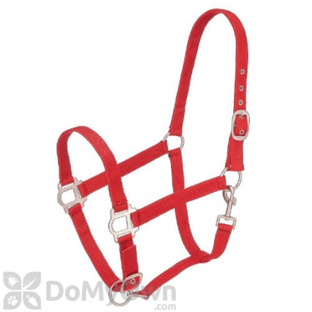 Tough - 1 Nylon Halter with Satin Hardware - Red