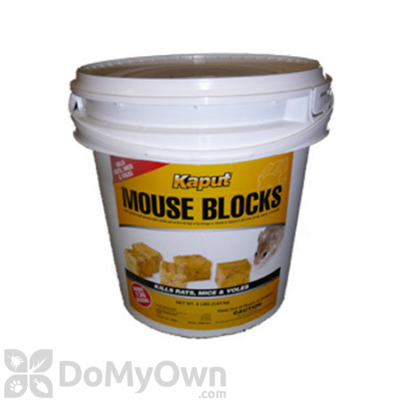 Kaput Mouse Blocks Rodenticide - 8 lbs 