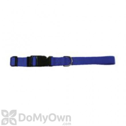 Leather Brothers Kwik Klip Adjustable Dog Collar 1 in. - Blue