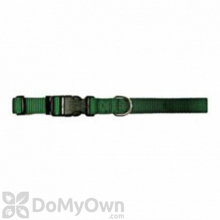 Leather Brothers Kwik Klip Adjustable Dog Collar 1 in. - Green