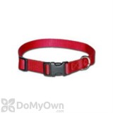 Leather Brothers Kwik Klip Adjustable Dog Collar 1 in. - Red