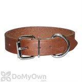 Leather Brothers Regular Bully Leather Dog Collar 3/4 in. x 18 in.