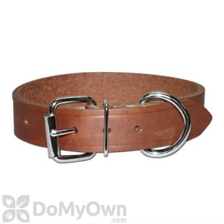 image of Leather Brothers Regular Bully Leather Dog Collar
