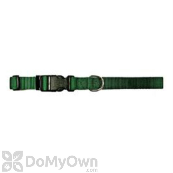 Leather Brothers Kwik Klip Adjustable Dog Collar 3/4 in. - Green