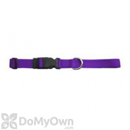 Leather Brothers Kwik Klip Adjustable Dog Collar 3/4 in. - Purple