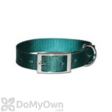 Leather Brothers Regular One - Ply Nylon Collar 5/8 in. x 12 in. - Green