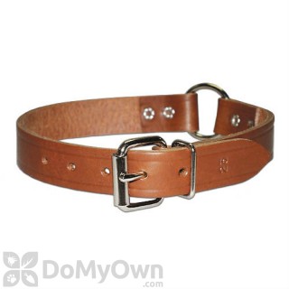 image of Leather Brothers Ring - in - Center Leather Collar
