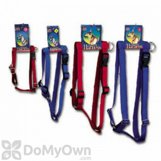image of Leather Brothers Kwik Klip Adjustable Nylon Harness Large - Black