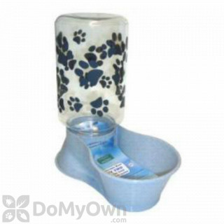 image of Lixit Reversible Base Dog Feeder and Waterer - 128 oz.