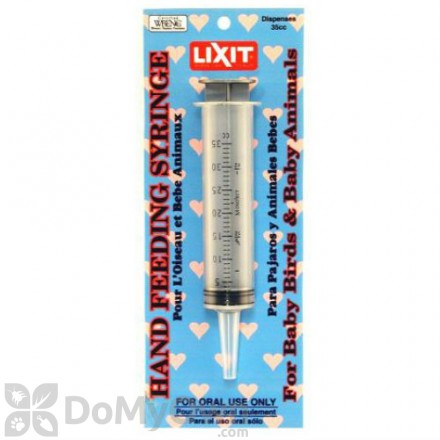 Lixit Hand Feeding Syringe 35 ml
