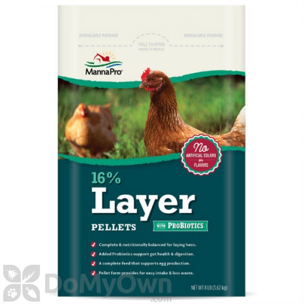 Manna Pro 16% Layer Pellets with ProBiotics