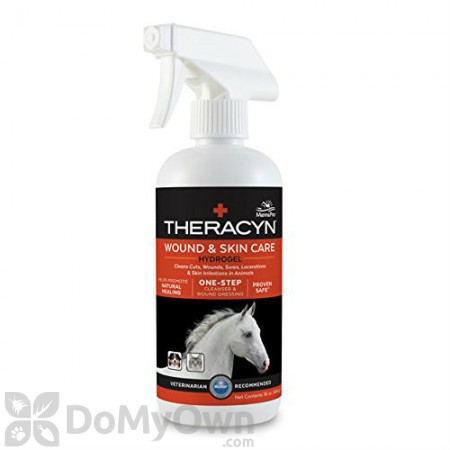Manna Pro Theracyn Wound and Skin Care Hydrogel Spray for Horses