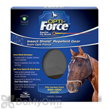 Manna Pro Insect Shield Opti - Force Fly Mask