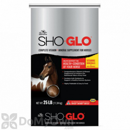 Manna Pro Horse Sho - Glo Supplement for Horses 25 lbs.