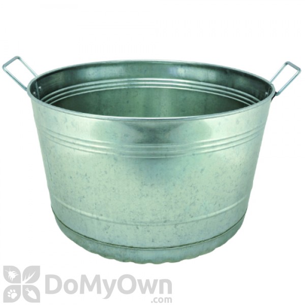 Little Giant  Galvanized Bushel Tub 8 Gal.