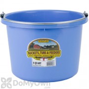 Little Giant Duraflex Round Plastic Bucket 8 qt.
