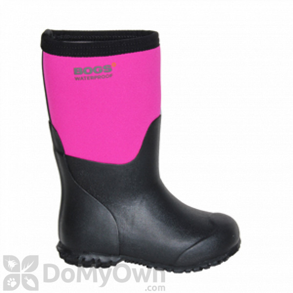 Bogs Kids Savannah Boots - Black / Pink